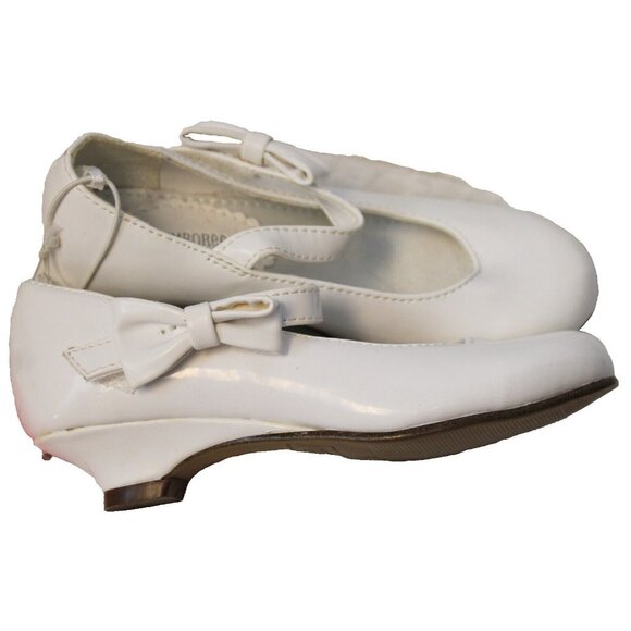 2008 Gymboree Ice Cream Social Easter White Patent Leather Mary Jane Shoes Heel - Picture 6 of 8